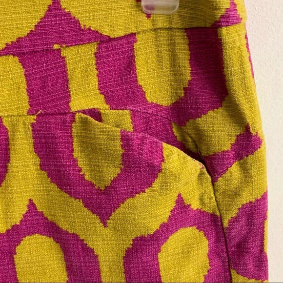 Cartonnier Anthropologie High-Waisted Geometric Shorts 2 - Picture 5 of 6